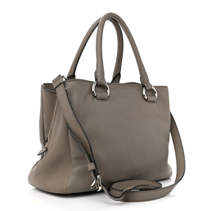 Prada Vitello Phenix Top Handle Bag Argilla 3 of 14