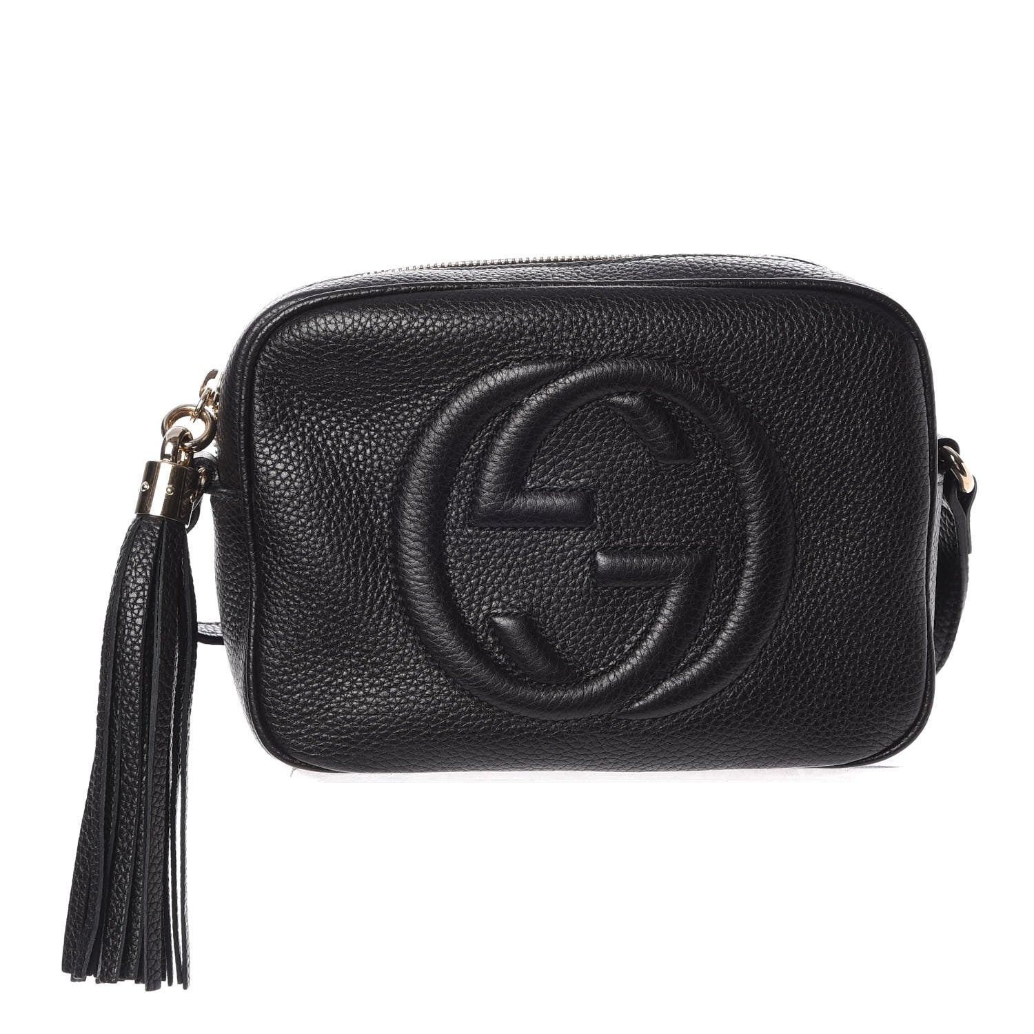 Gucci Pebbled Calfskin Small Soho Disco Bag Black 2 of 13