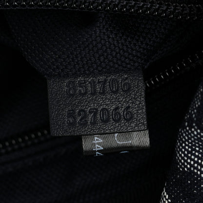Gucci Denim Monogram Web Belt Bag Blue Multicolor 7 of 10