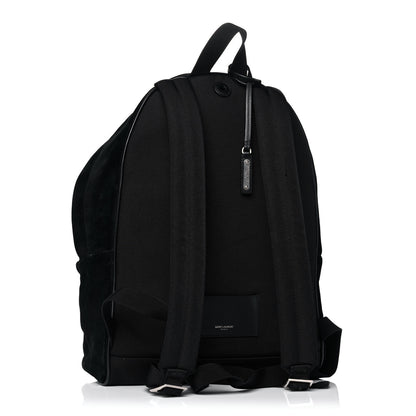 Saint Laurent Suede City Backpack Black 2 of 19