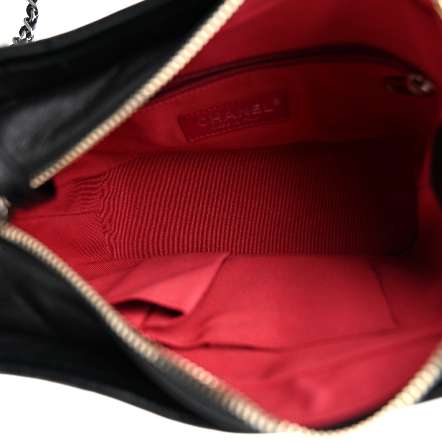 Chanel Aged Calfskin Quilted Small Gabrielle Hobo Black 5 of 10
