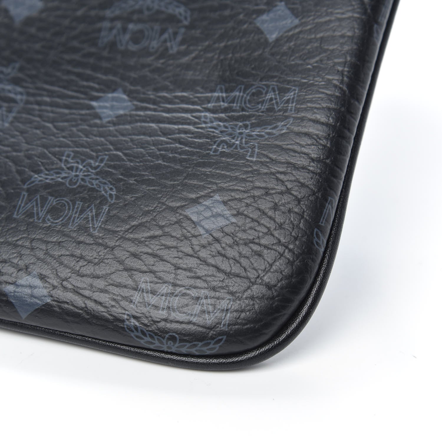 MCM Visetos Medium Crossbody Pouch Black 8 of 9