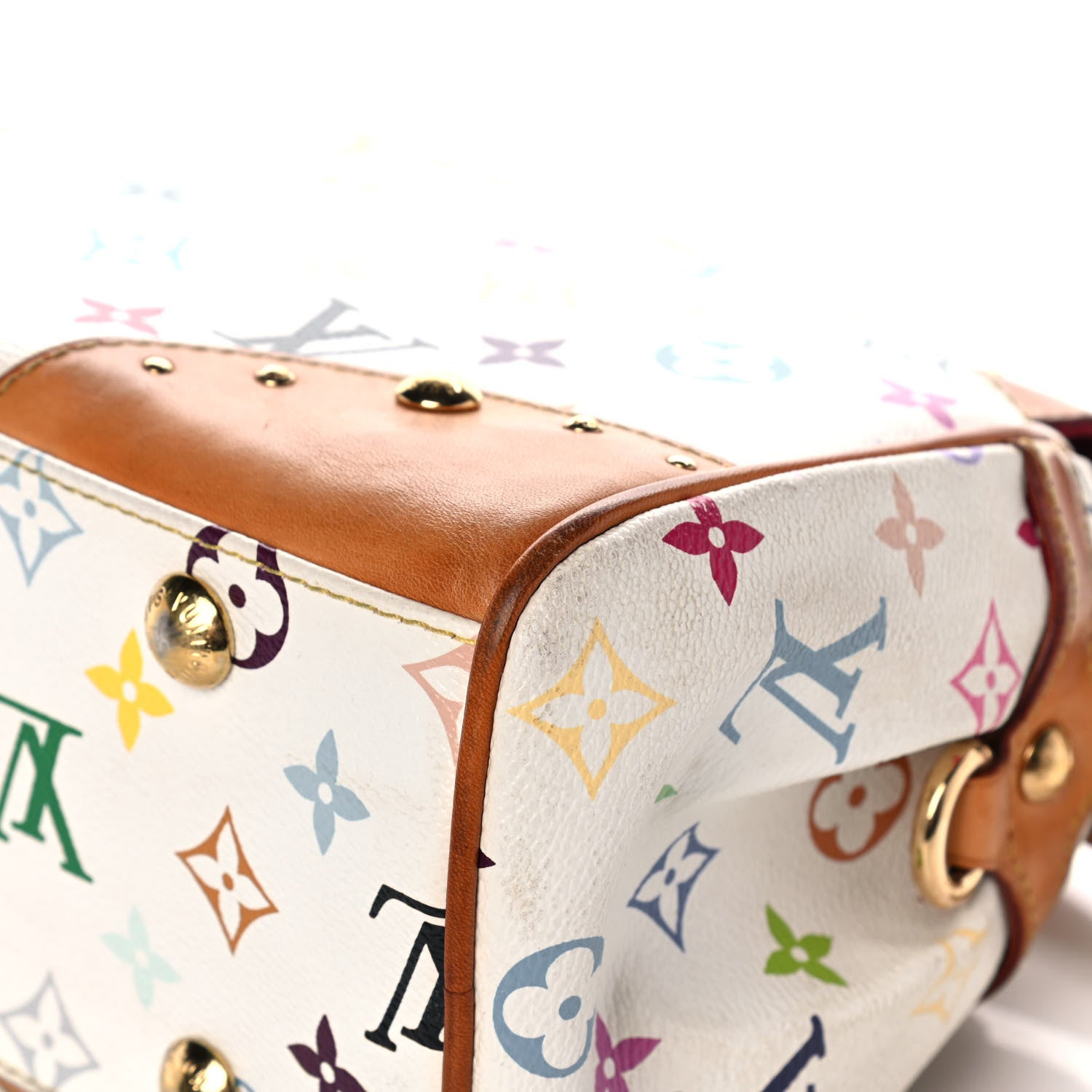 Louis Vuitton Monogram Multicolor Beverly MM White 10 of 12