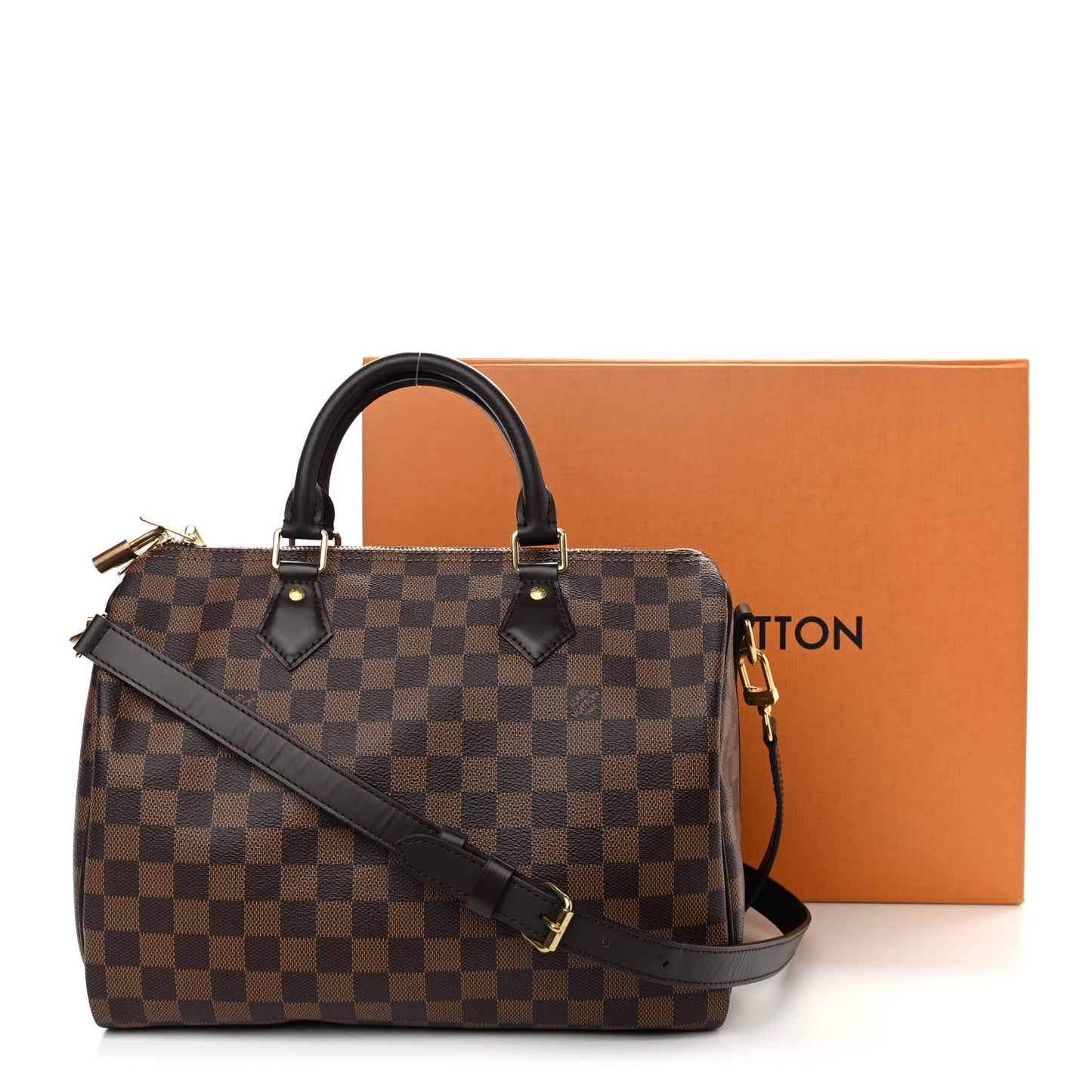Damier Ebene Speedy Bandouliere 30