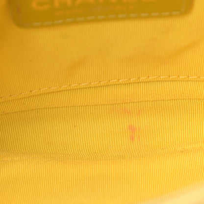 Chanel Lambskin Quilted Side Packs Yellow 9 of 12