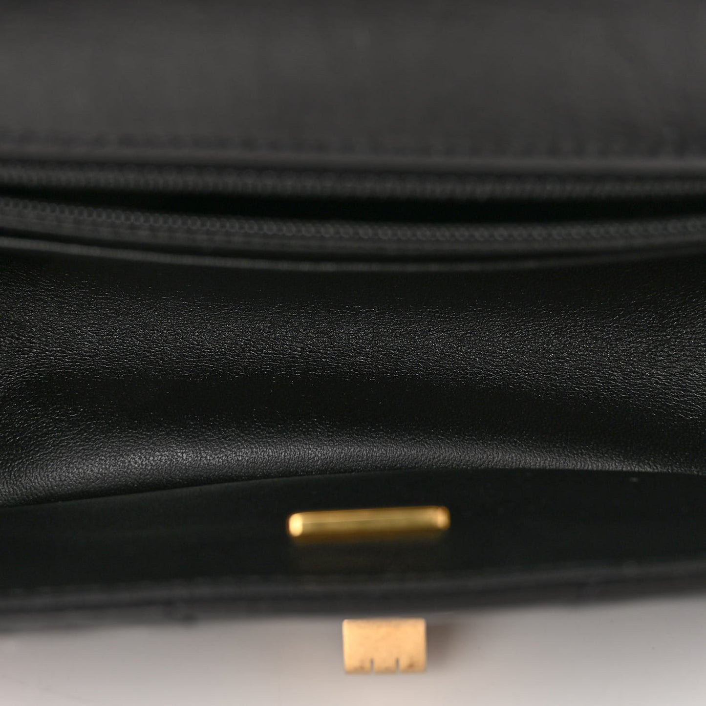 Aged Calfskin Chevron Quilted 2.55 Reissue Mini Flap Black