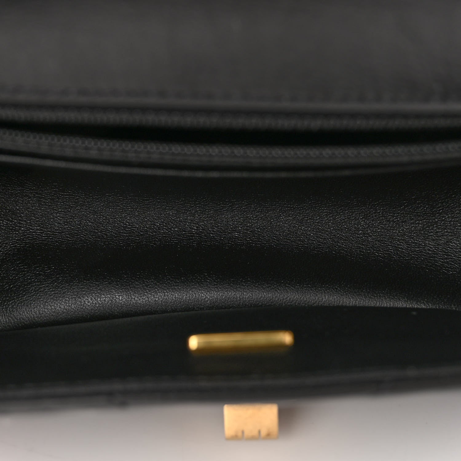 Chanel Aged Calfskin Chevron Quilted 2.55 Reissue Mini Flap Black 4 of 8