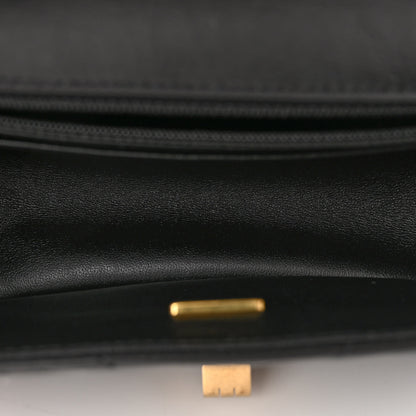 Chanel Aged Calfskin Chevron Quilted 2.55 Reissue Mini Flap Black 4 of 8