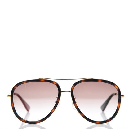 Gucci Aviator Sunglasses GG0062S Tortoise 2 of 8