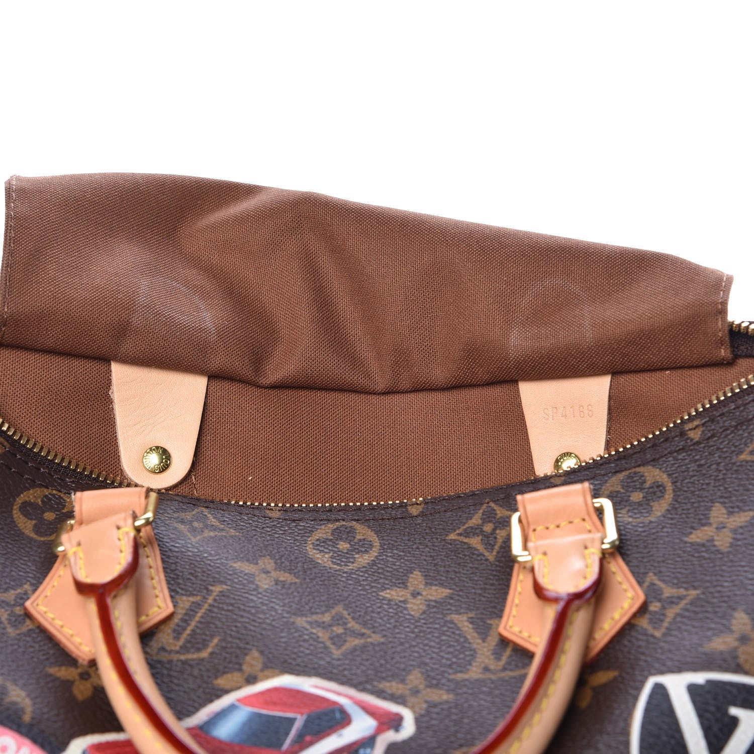 Louis Vuitton Monogram World Tour Speedy Bandouliere 30 9 of 14
