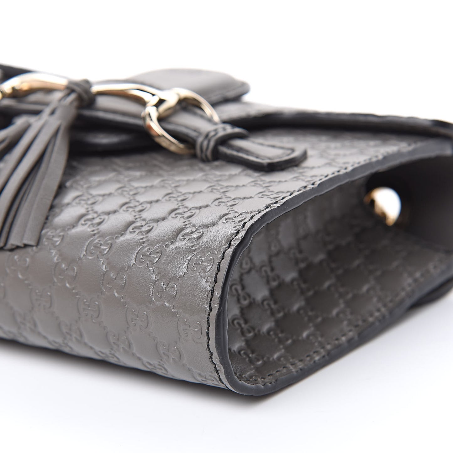 Soft Microguccissima Mini Emily Chain Shoulder Bag Loess