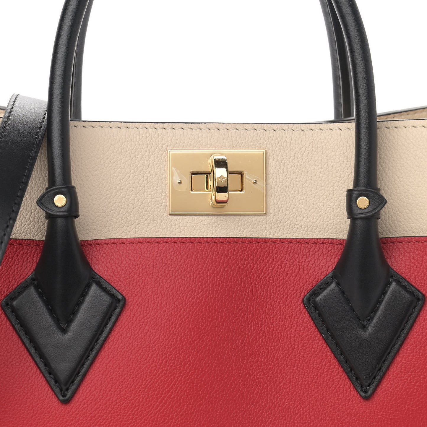 Calfskin Monogram On My Side Pirate Red