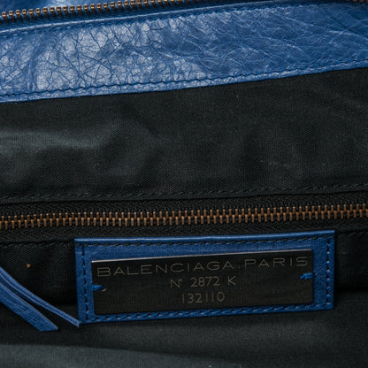 Balenciaga Agneau Classic Hardware Work Bleut Bleu Glacier 6 of 7