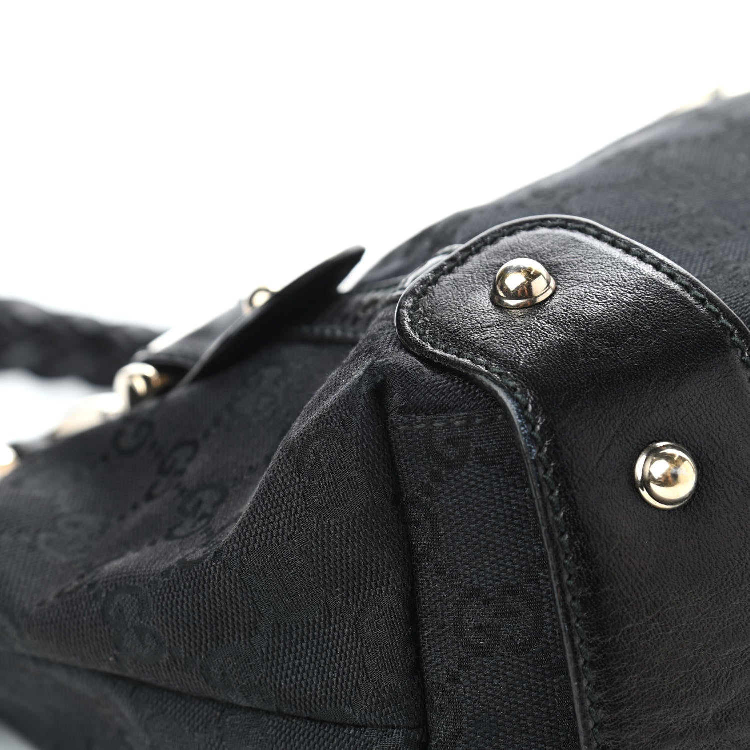 Gucci Monogram Small Pelham Shoulder Bag Black 9 of 12