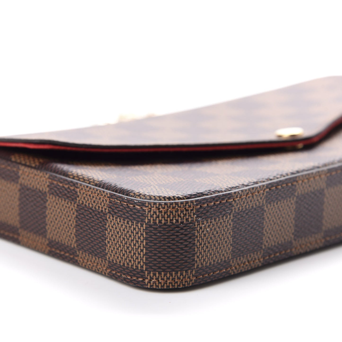 Damier Ebene Pochette Felicie Chain Wallet