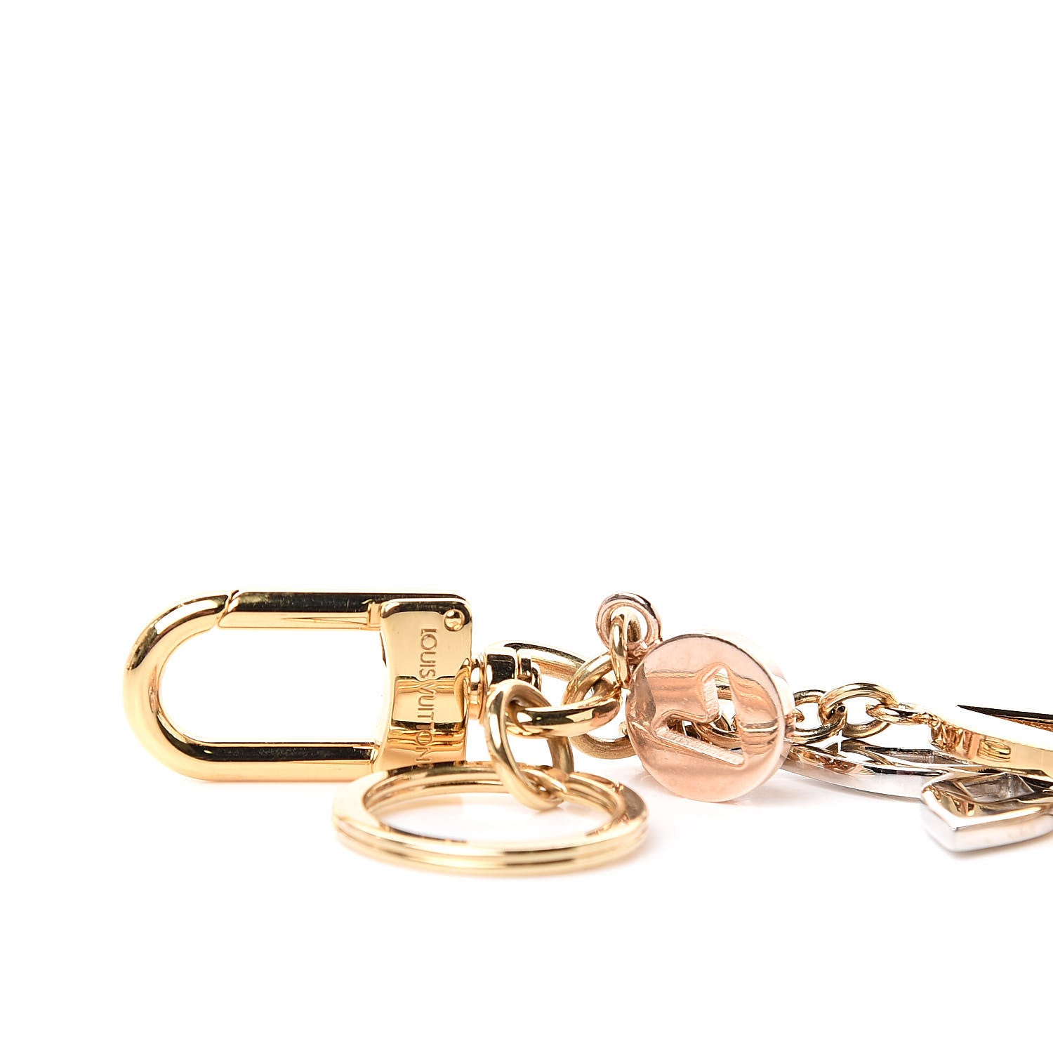 Louis Vuitton Malletage Blossom Bag Charm Key Holder 3 of 4