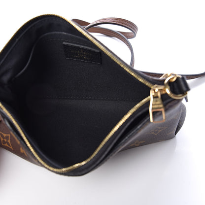 Louis Vuitton Monogram Pallas Clutch Black 5 of 9