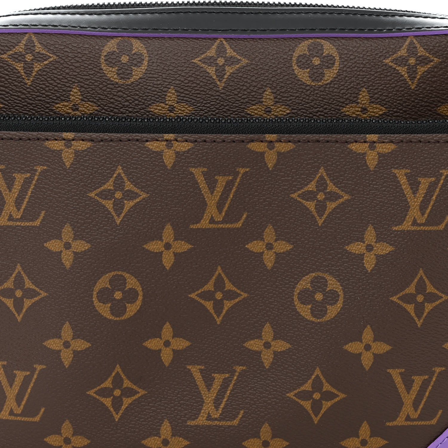 Louis Vuitton Monogram Macassar Trio Messenger Purple 9 of 11