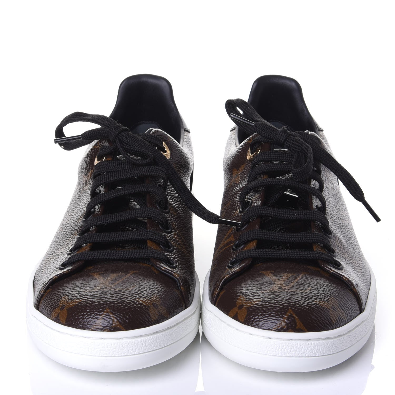 Louis Vuitton Patent Monogram Frontrow Sneakers 38 2 of 10