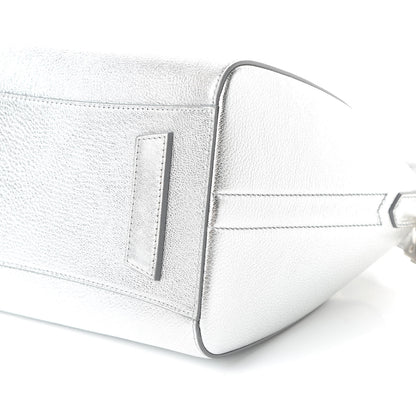 Givenchy Metallic Sugar Goatskin Small Antigona Silver 7 of 10