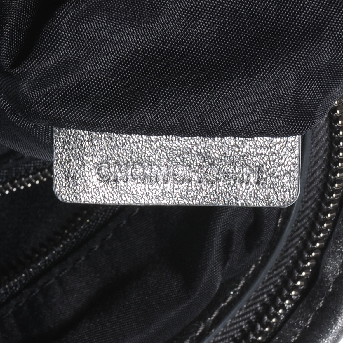 Burberry Leather Shimmer Check Tote 9 of 10