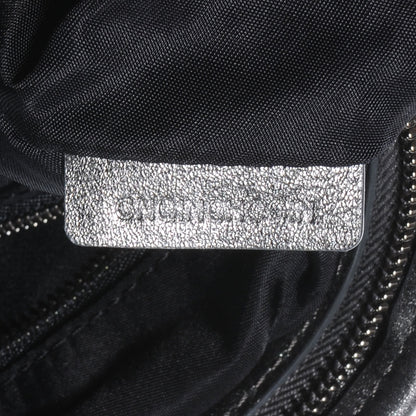 Burberry Leather Shimmer Check Tote 9 of 10