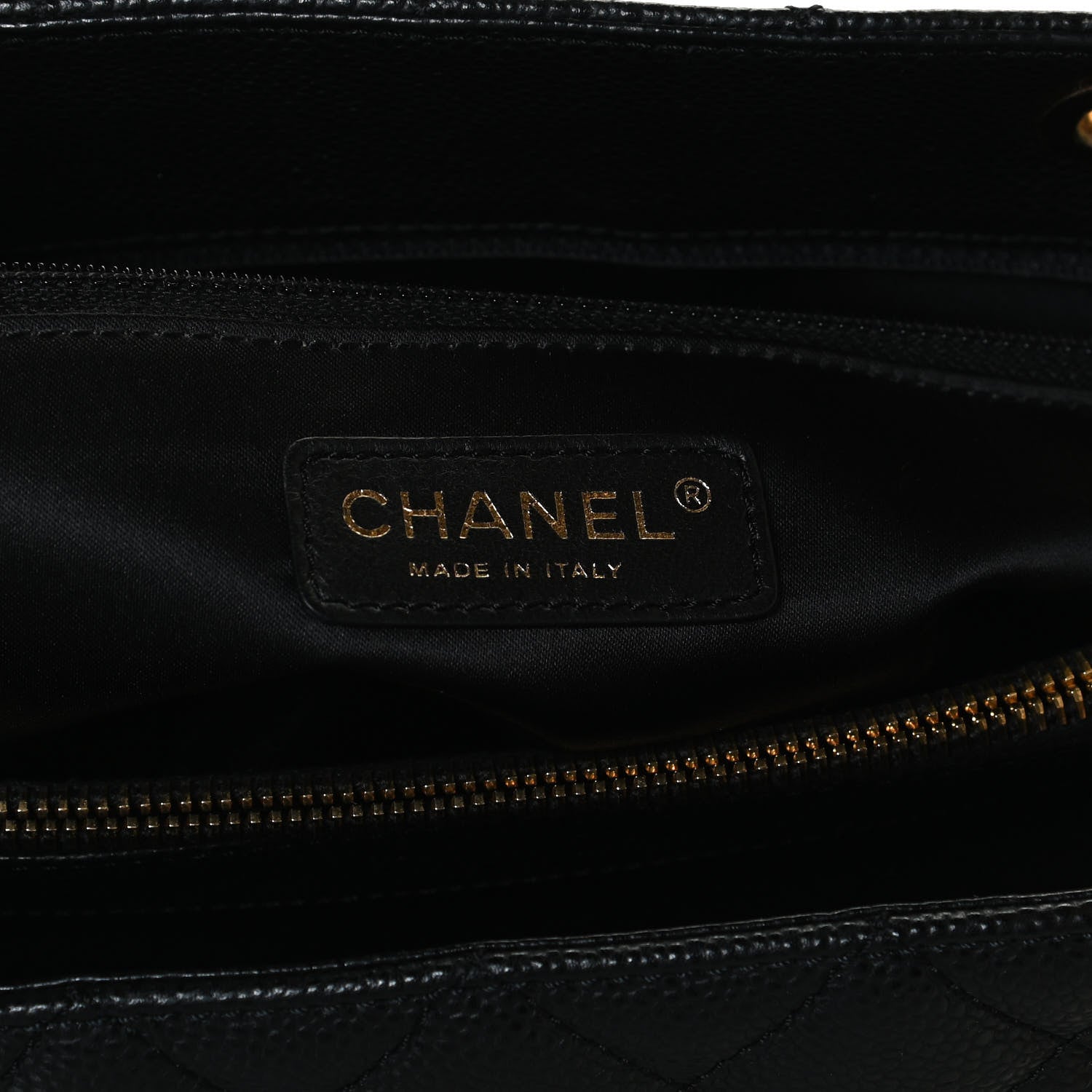 Chanel Caviar Quilted Grand Shopping Tote GST Black 5 of 10