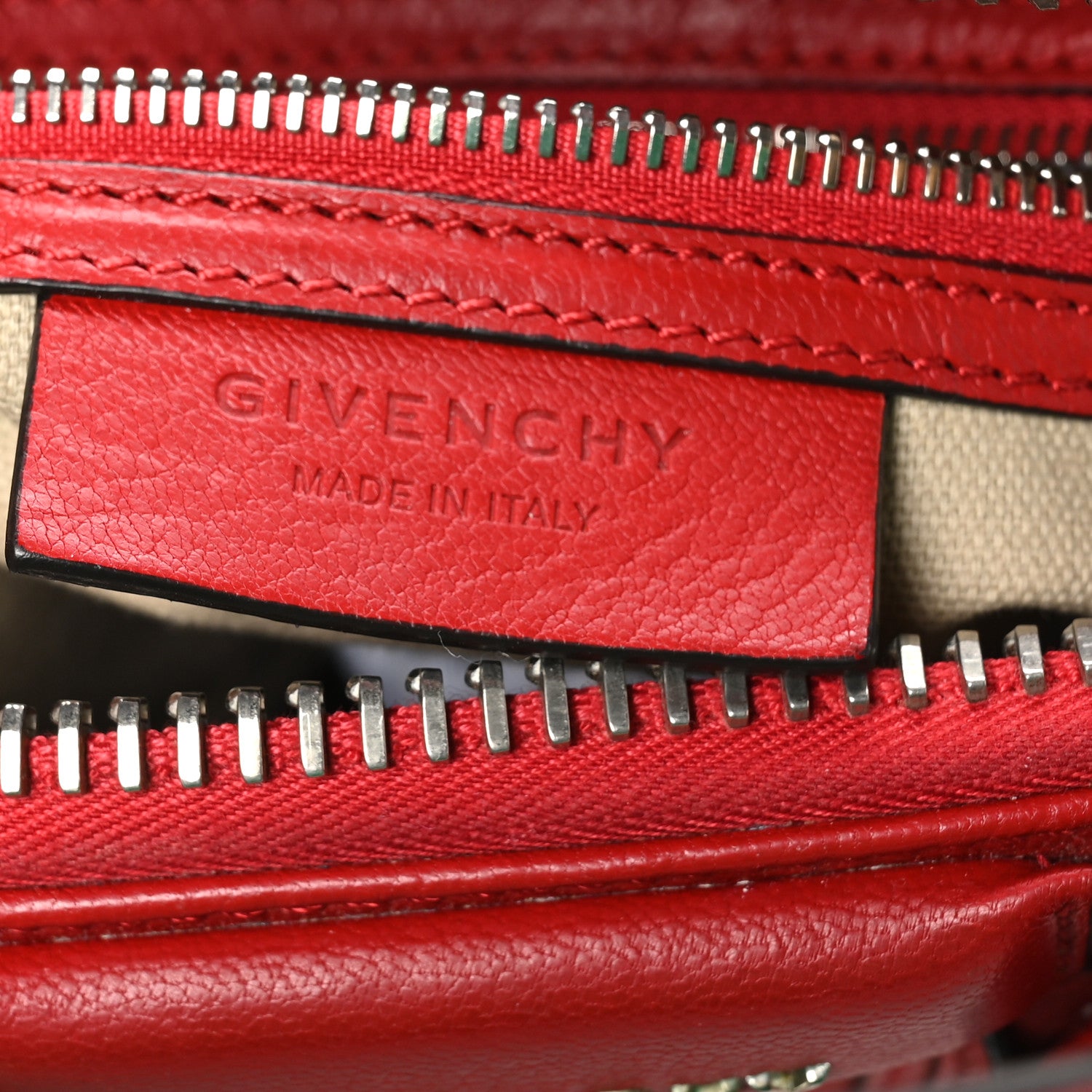 Givenchy Sugar Goatskin Mini Antigona Bright Red 6 of 11