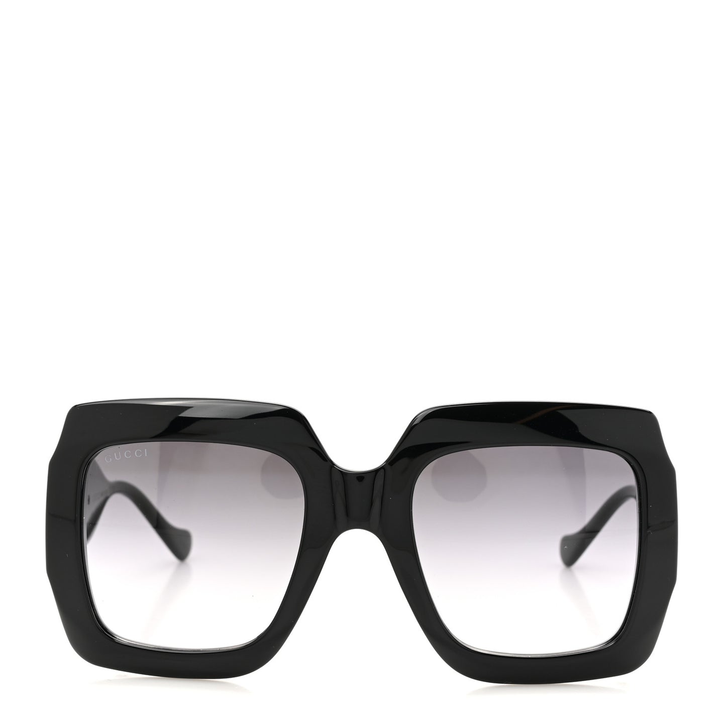 Acetate Square Frame Chain Sunglasses GG1022S Black