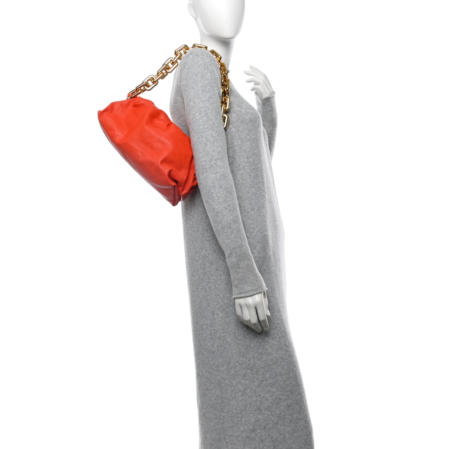 Calfskin The Pouch Chain Maple