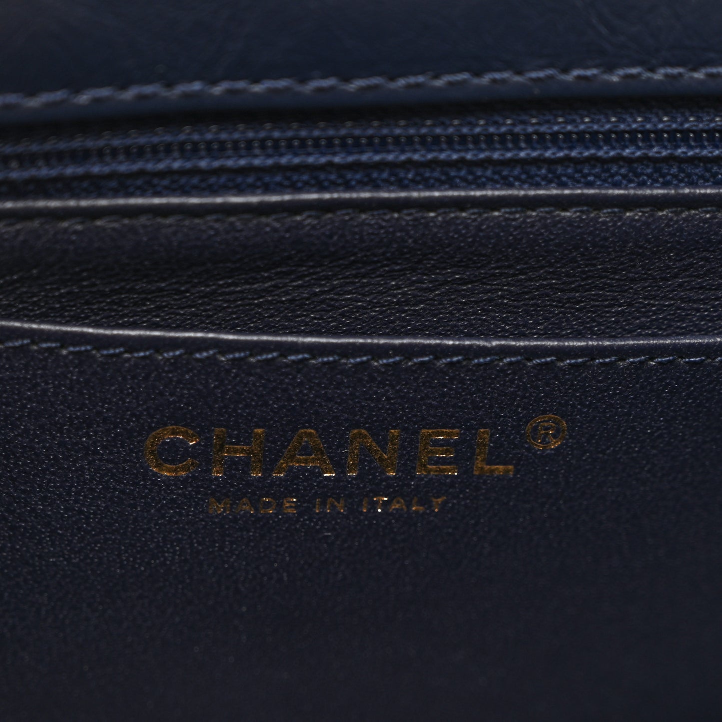 Aged Calfskin Quilted 2.55 Reissue Mini Flap Navy