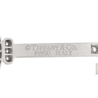 Tiffany Platinum Diamond Bubbles Key Pendant 3 of 4