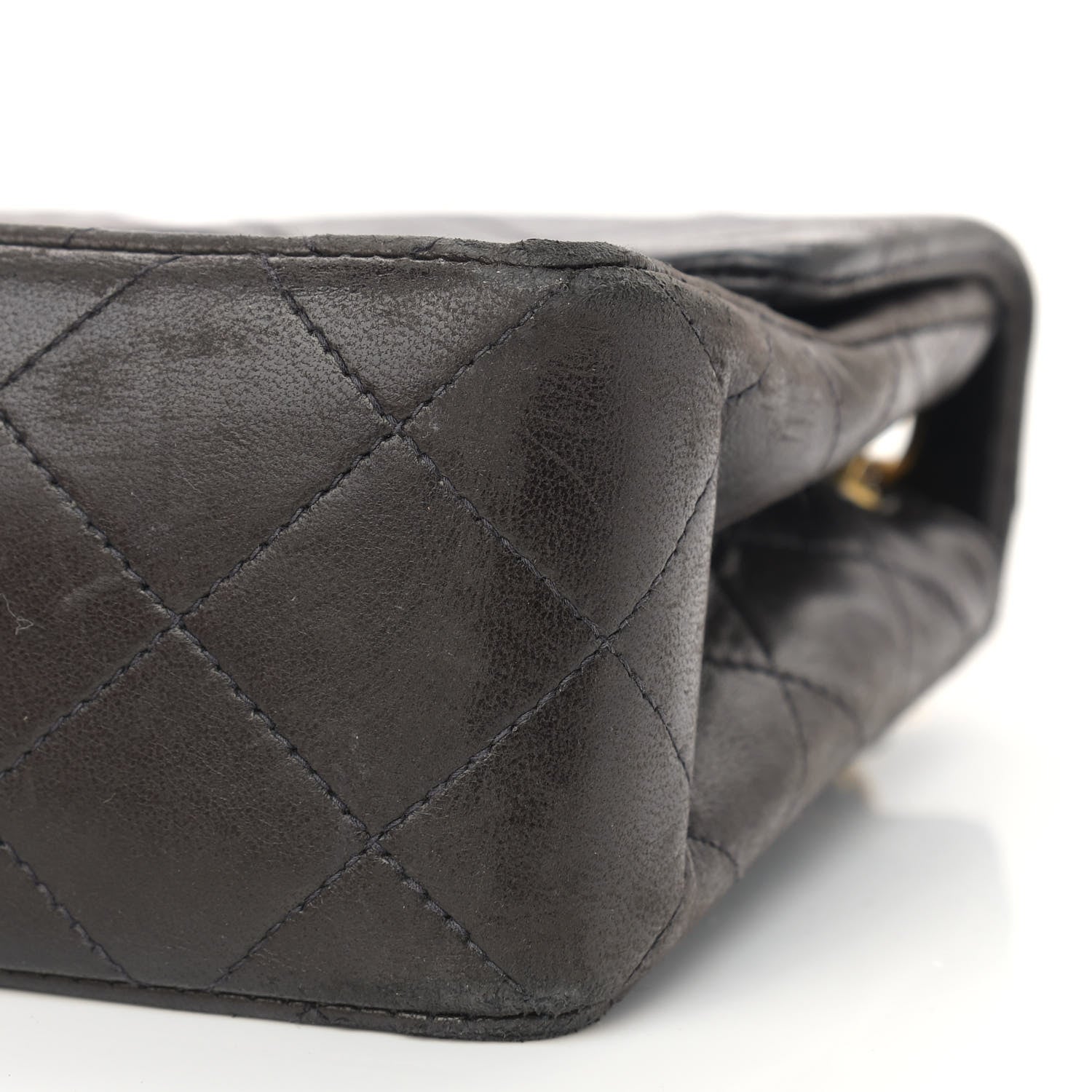 Chanel Lambskin Quilted Mini Square Flap Brown 8 of 10