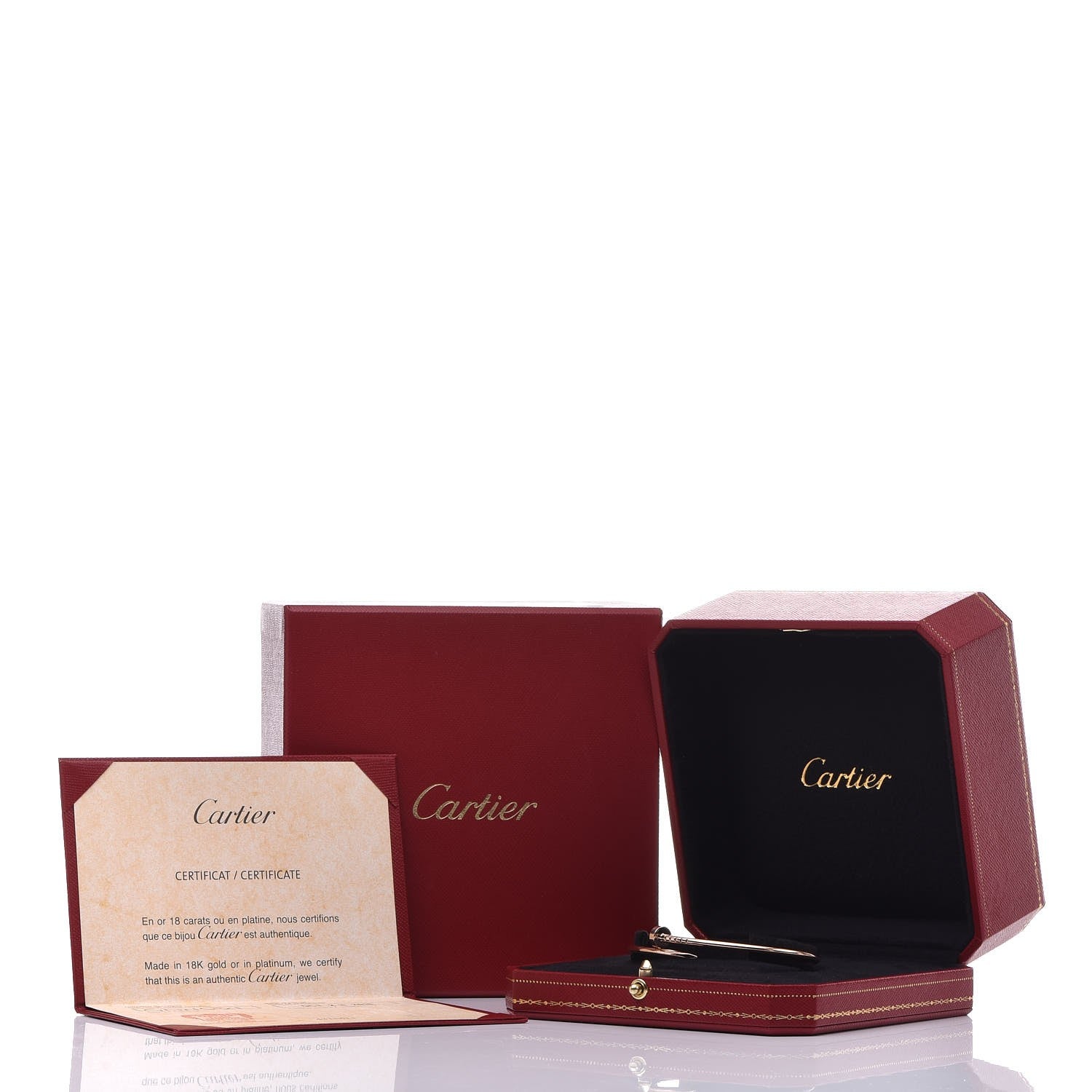 Cartier 18K Pink Gold Small Juste Un Clou Bracelet 18 5 of 5