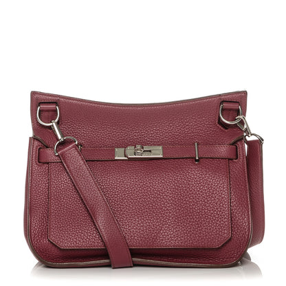 Hermes Taurillon Clemence Jypsiere 28 Rubis 1 of 7