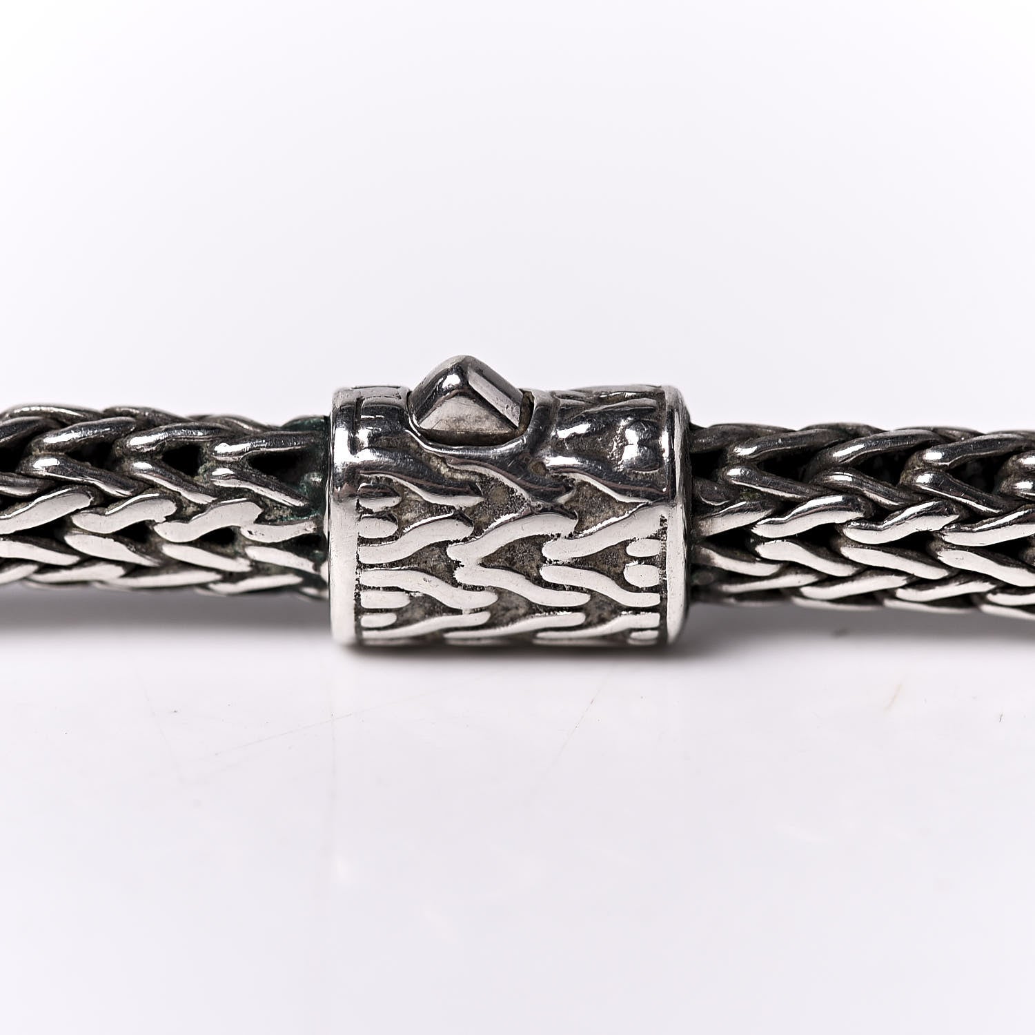 John Hardy Sterling Silver 7.5mm Classic Chain Necklace 4 of 5