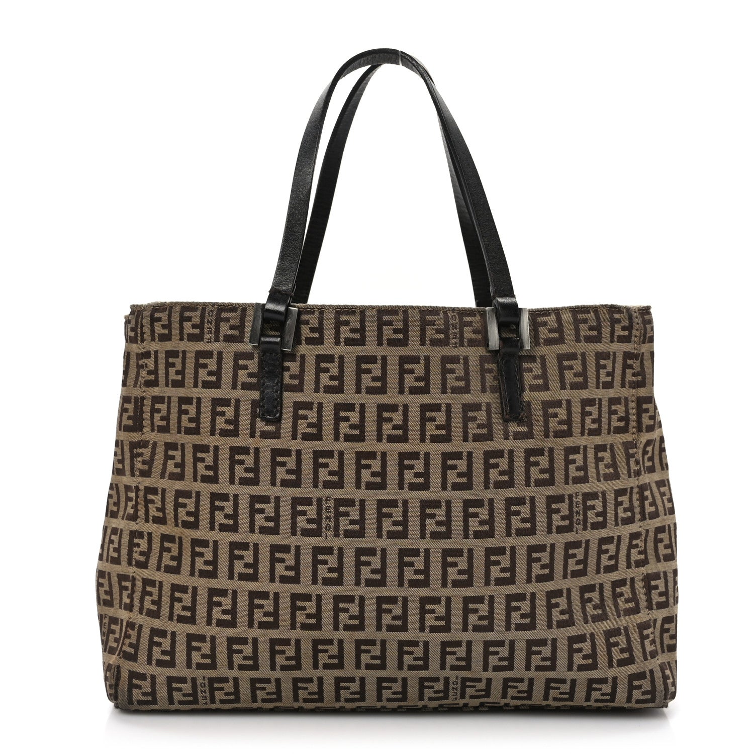 Fendi Zucchino Small Tote Tobacco 1 of 8