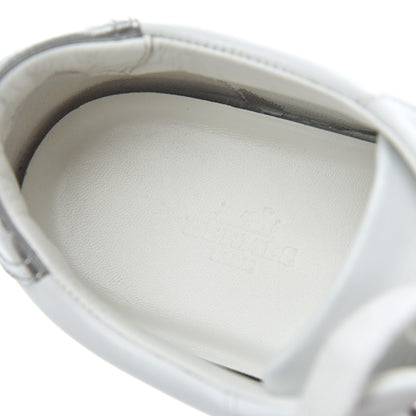 Hermes Nappa Womens Avantage Sneakers 39.5 White Argent 6 of 24