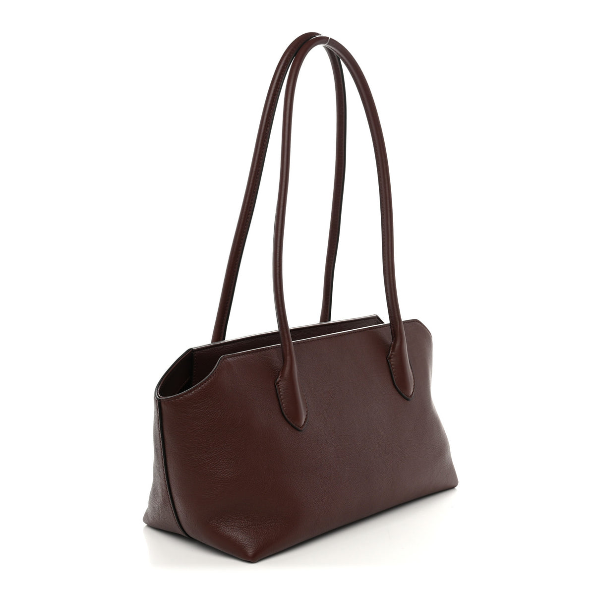 Waxed Calfskin Small Terrasse Shoulder Bag  Inglese
