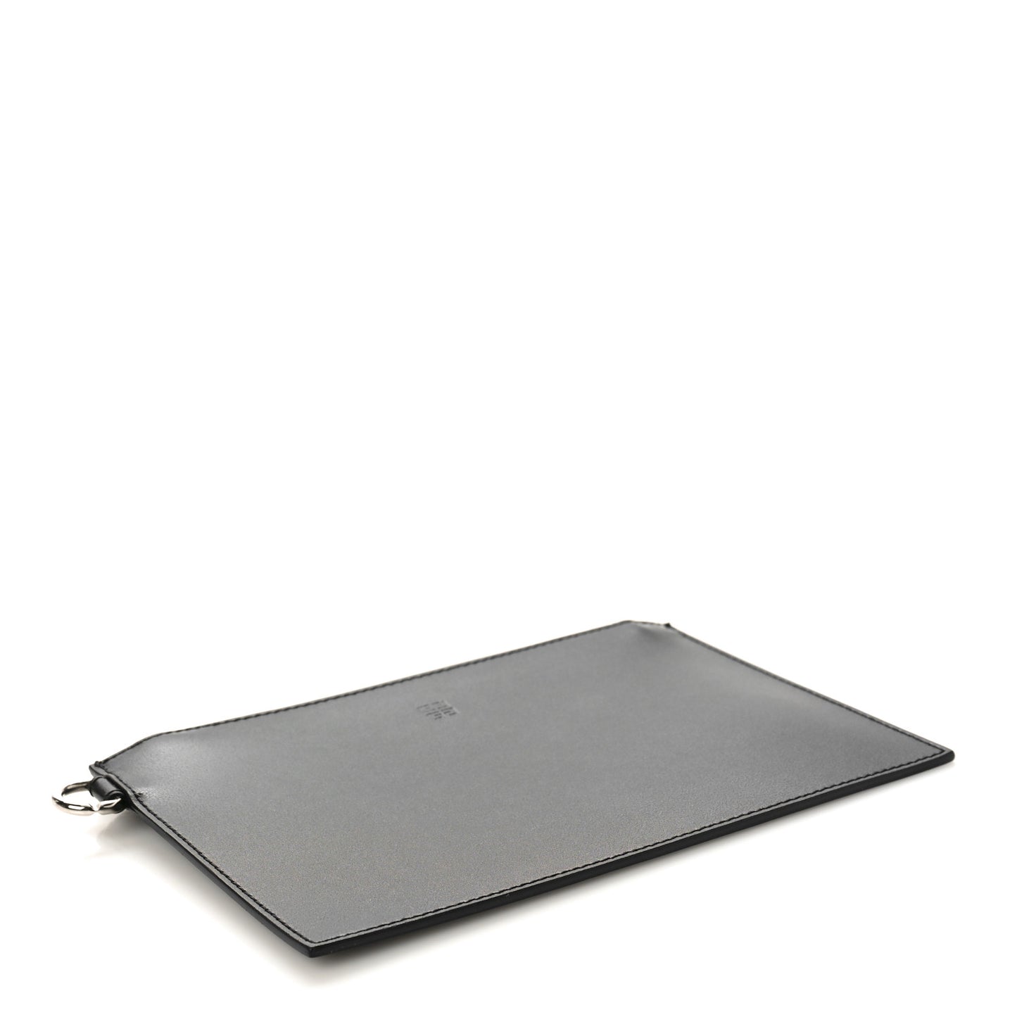 Smooth Calfskin Pouch Black