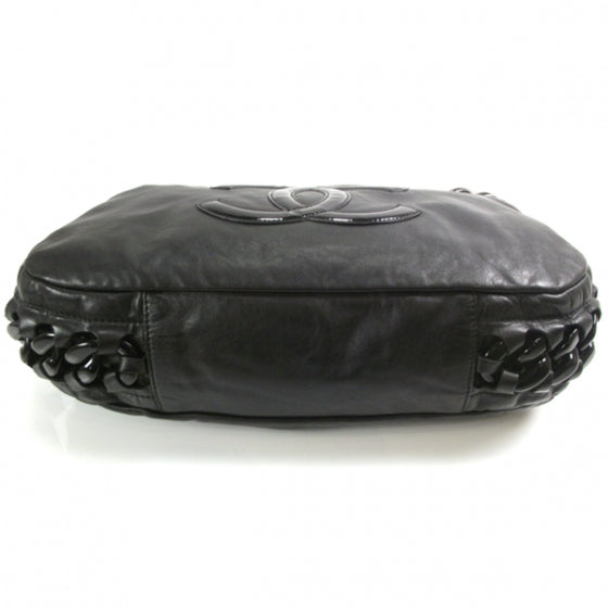 Leather Modern Chain Tote