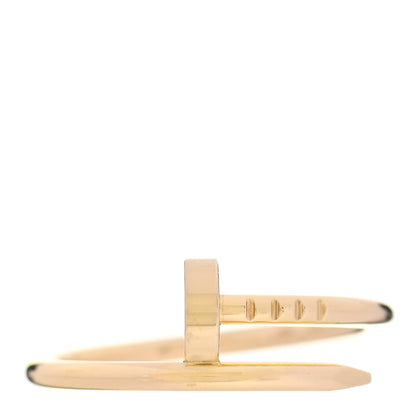 Cartier 18K Yellow Gold Small Juste Un Clou Ring 55 7.25 1 of 5