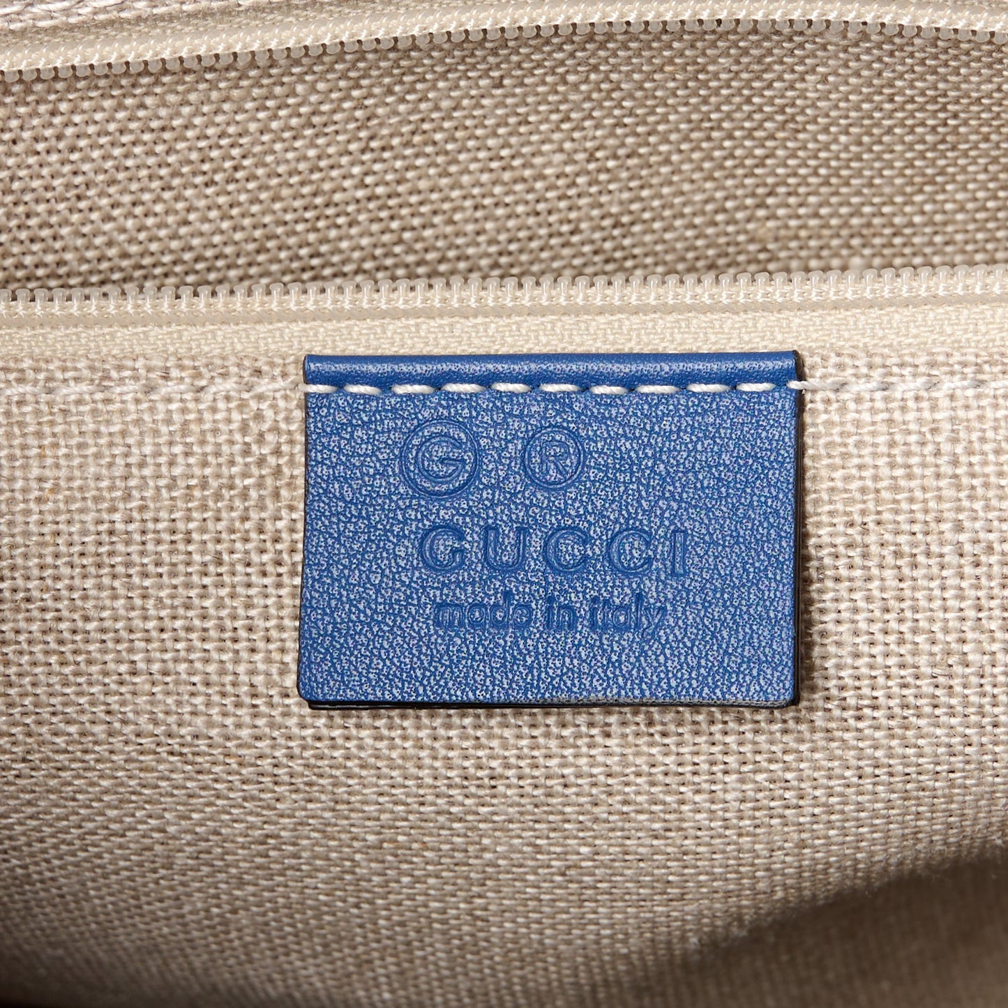 Soft Microguccissima Small Zippered Satchel Caspian