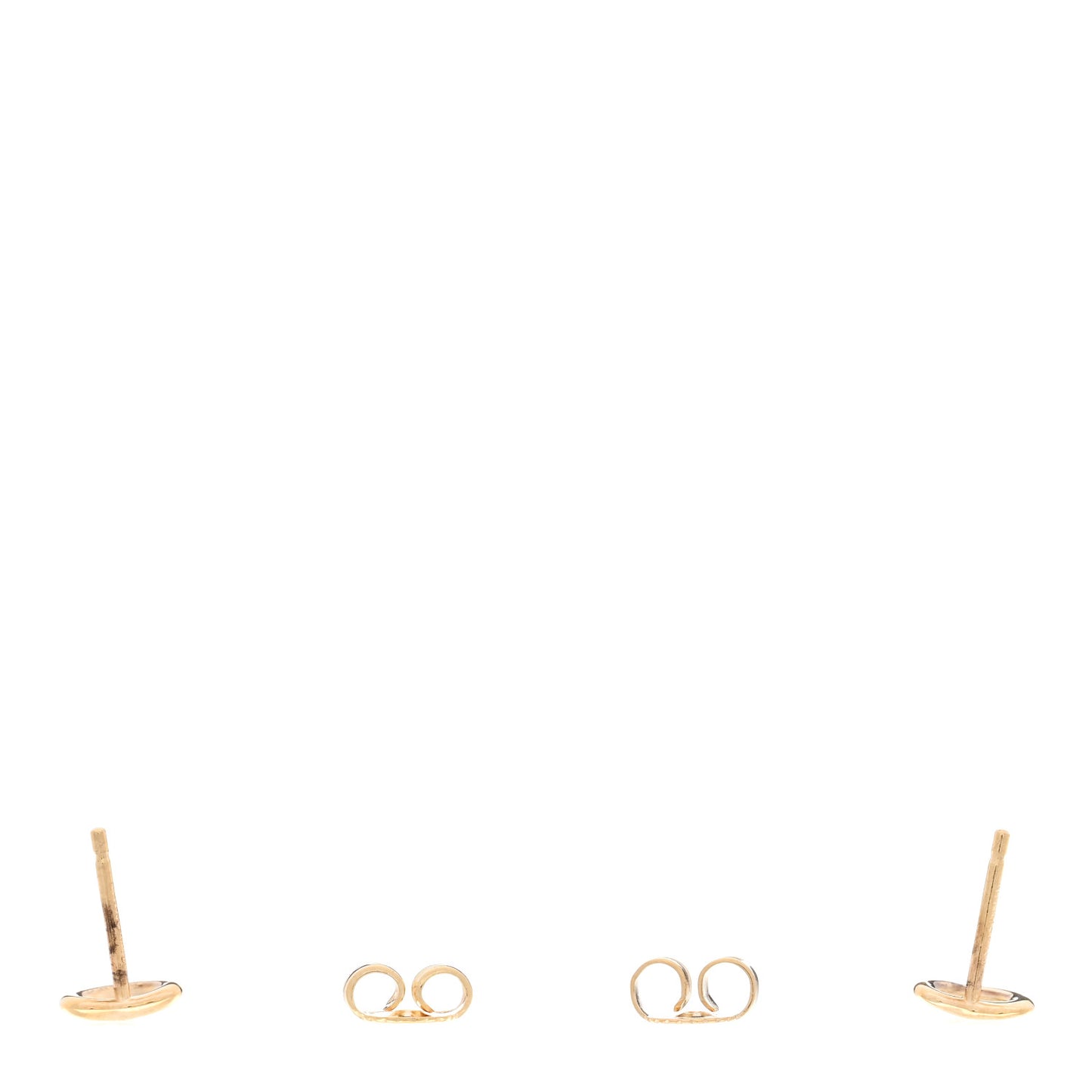 18K Yellow Gold 7mm Elsa Peretti Open Heart Earrings