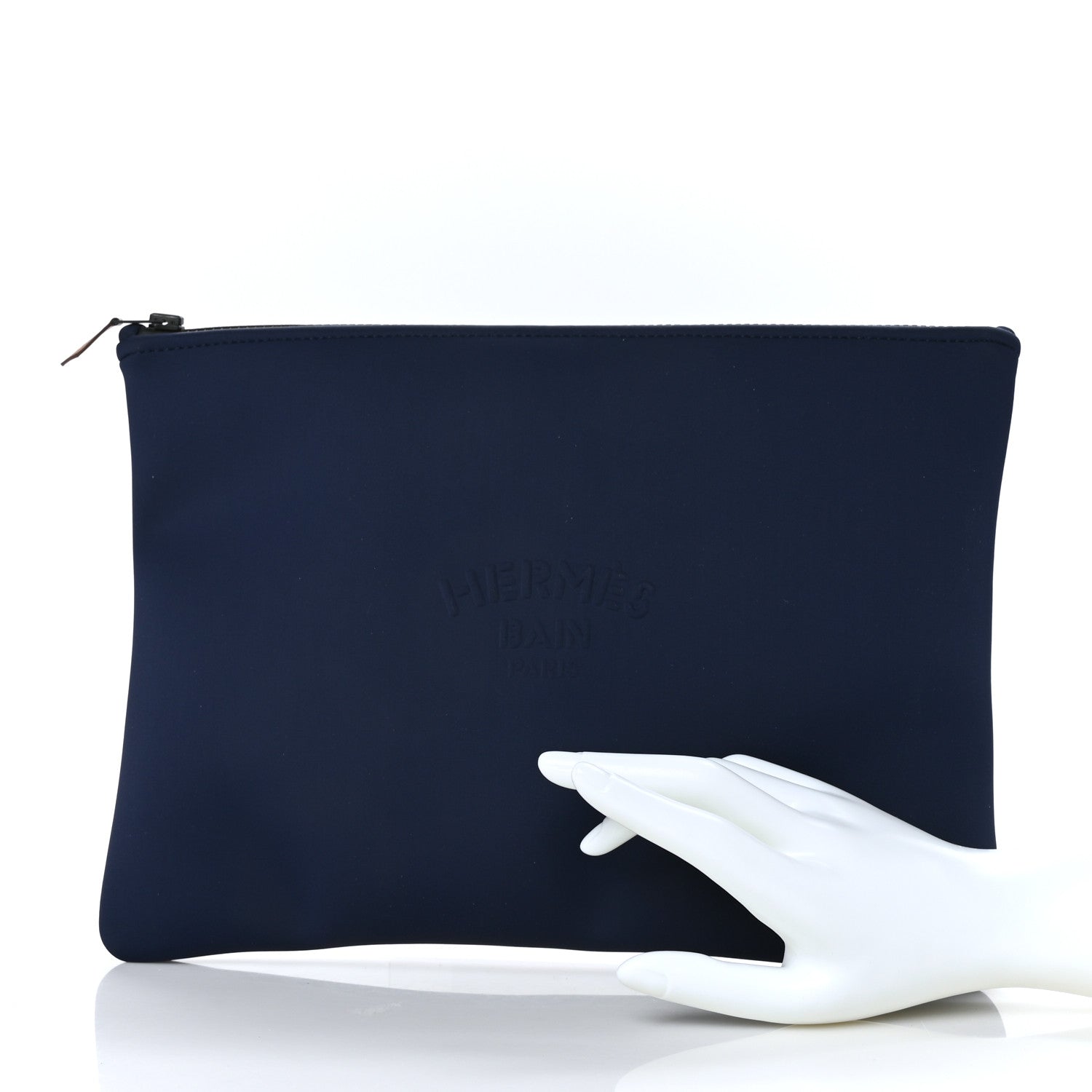 Hermes Neoprene Large Neobain Case Marine 2 of 9