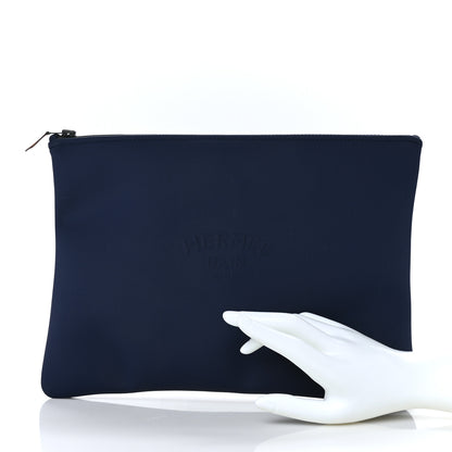 Hermes Neoprene Large Neobain Case Marine 2 of 9