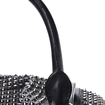 Burberry Prorsum Calfskin Studded Knight Satchel Black 13 of 22
