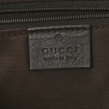 Gucci Monogram Medium New Britt Tote Brown 6 of 12