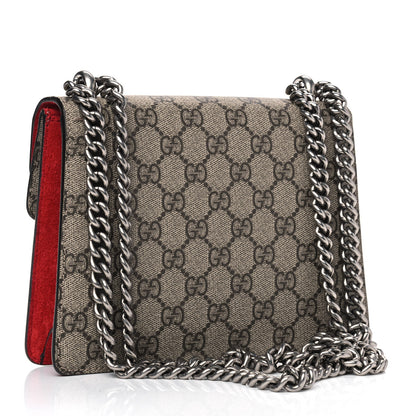 Gucci GG Supreme Monogram Mini Dionysus Shoulder Bag Hibiscus Red 2 of 5