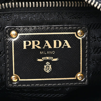 Prada Tessuto Nylon Saffiano Vela Crossbody Bag Black 6 of 9